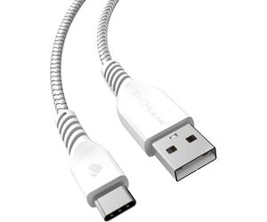 TECHGEAR STRONG High Durability Braided USB C Charging & Sync Cable (2m) Type C for Oppo Find X5 / Lite / Pro / Neo, A16s A53 A54s ,Reno 4 7 Z / Pro