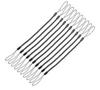 TECHGEAR Stylus Tether, [10 Pack] 8" Retractable Spring Coil Strap, Elastic Coil Lanyards, Tether Strings Cord, Coiled Strap/Generic Stylus Bungee Cord for Stylus Touch Pens/Pencils