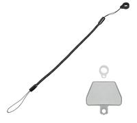 TECHGEAR Stylus Tether, 8" Retractable Spring Coil Strap (2x Loops) Elastic Lanyards, Universal Anti-Lost Bungee Cord for Touch Pens/Pencils, Secure Stylus to Tablet Case, Tablet Pencil Accessory