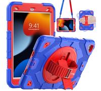 TECHGEAR SUPE Case fits Apple iPad 9.7" 6th / 5th Generation (2018/2017) & iPad Air 2 9.7" & iPad Pro 9.7" Tough Rugged HEAVY DUTY Fun Case for Kids Boys Girls with Stand, Hand & Shoulder Strap Case