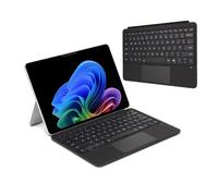 TECHGEAR Surface Pro 12 Keyboard (2025), Slim Bluetooth Type Cover with Trackpad, 7-Color Backlit, Magnetic Attach, UK QWERTY, Wireless Keyboard Case for Microsoft Surface Pro 12 12"