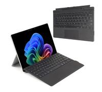 TECHGEAR Surface Pro Keyboard for Microsoft Surface Pro 13/11 / 10/9 / 8 / X, Slim Wireless Bluetooth Type Cover with Precision Multi-Touch Trackpad, 7 Colour Backlit UK QWERTY