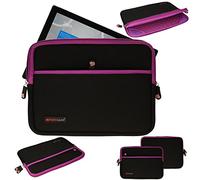 TECHGEAR Surface Pro Sleeve Case, Neoprene Shockproof Zipped Tablet Cover for Microsoft Surface Pro 12, 11, 10, 9, X, 8, 7/7+, 6, 5, 4, 3, Laptop Go, Sentinel 12" - 13" Sleeve - Purple