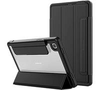 TECHGEAR Titan Case For Samsung Galaxy Tab A7 10.4" 2022/2020 (SM-T500 / T503 / T505 / T509) Slim Shockproof Tough Rugged Protective Armour Smart Stand Case, Kids Schools Workman Case [Black]