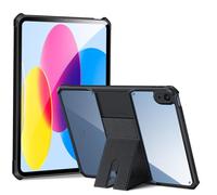 TECHGEAR Tough Case for iPad 11" A16 (11th Gen 2025) & 10.9" (10th Gen 2022), Premium Slim Clear Back Protective Case with Kickstand, Lightweight Rugged Bumper Cover with Raised Edges for Everyday Use