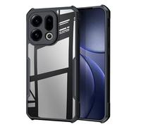 TECHGEAR Tough Case for Oppo Find X9 5G, Fusion Armour Hybrid Rugged Protective Bumper Cover with Shock-Absorbing Edges & Semi-Clear Back - Heavy Duty Phone Case