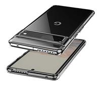 TECHGEAR Tough Case for Pixel 7 5G [Fusion FX] Premium Hybrid Tough Rugged Protective Bumper Case Heavy Duty Protection with Clear Back Designed For Google Pixel 7 - Clear