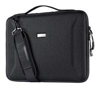 TECHGEAR TROJAN Hard Shell Case for 12"-13.8" Laptops, Zipped Travel Shockproof Sleeve Bag Case, Shoulder Strap fits MacBook Air 13 13.6" 2024-2014 Macbook Pro 13/14, Asus, Chromebook, Surface Laptop
