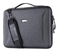 TECHGEAR TROJAN Hard Shell Case for 12"-13.8" Laptops, Zipped Travel Shockproof Sleeve Bag Case, Shoulder Strap fits MacBook Air 13 13.6" 2024-2014 Macbook Pro 13/14, Asus, Chromebook, Surface Laptop
