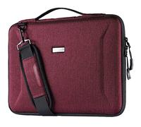 TECHGEAR TROJAN Hard Shell Case for 12"-13.8" Laptops, Zipped Travel Shockproof Sleeve Bag Case, Shoulder Strap fits MacBook Air 13 13.6" 2024-2014 Macbook Pro 13/14, Asus, Chromebook, Surface Laptop