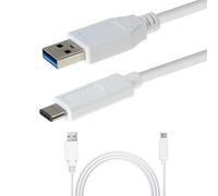 TECHGEAR USB 3.1 Type C, Data Sync & Fast Charging Cable Lead (1M) Compatible with Xiaomi 15/14/13/12/11/10 Pro, Redmi Note 14/13/12/10/9, Poco F7/F6/F5/X7/X6/X5/M7/M6/M5, Redmi Pad etc (upto 10Gbps)