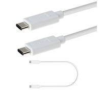 TECHGEAR USB 3.1 USB-C to USB-C Cable Fast Charging & 10Gbps Data Transfer Cable (1ft/30cm) Compatible with USB Type C devices iPhone 16/15, Samsung S25/S24/S23, Drones PS5 Switch, Laptops etc