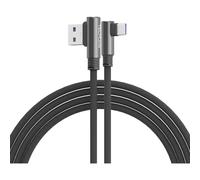 TECHGEAR USB C Cable, 1.5M Type C 90 Degree Right Angle Sync & Fast Charge Cable Compatible with Samsung S25 S24 S23 S22 S21 A15 A36 A55 5G, Pixel 9 8, OnePlus, Oppo Find X8 X5, Redmi Note, Moto etc
