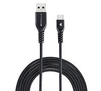 TECHGEAR USB C Extra Long 2m STRONG High Durability Braided Charging & Sync Cable Compatible with Oppo Find X5/X3 Lite/Pro/Neo, X6a/A78/A16s/A57/Reno, Xiaomi Redmi Note 13, 13 Pro, Note 12, Poco X6/M6