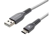 TECHGEAR USB C Extra Long 2m STRONG High Durability Braided Charging & Sync Cable Compatible with Oppo Find X5/X3 Lite/Pro/Neo, X6a/A78/A16s/A57/Reno, Xiaomi Redmi Note 13, 13 Pro, Note 12, Poco X6/M6