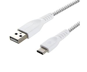 TECHGEAR USB C Extra Long 2m STRONG High Durability Braided Charging & Sync Cable Compatible with Oppo Find X5/X3 Lite/Pro/Neo, X6a/A78/A16s/A57/Reno, Xiaomi Redmi Note 13, 13 Pro, Note 12, Poco X6/M6