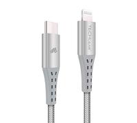 TECHGEAR USB C to Lightning Cable [2M Apple MFi Certified] Strong Braided Lead for iPhone 14/1312/11/Pro/Max/Mini/X/XS/XR/XS Max /8/Plus, iPad 10.2" 10.9" Supports Power Delivery (for Type C Chargers)