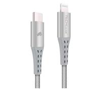 TECHGEAR USB C to Lightning Cable [2M Apple MFi Certified] Strong Nylon Braided Long Lead for iPhone 12/11/ Pro/Mini/X/XS/XR/Max /8/ Plus, iPad 10.2"