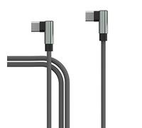 TECHGEAR USB C to USB C Cable 90 Degree Right Angle Sync & Fast Charge Cable Compatible with Samsung S25 S24 S23 S22 S21 A16 A15 A35 A55 Z Flip/Fold 5G, Pixel 9 8, OnePlus, Oppo, Redmi, Moto Honor etc