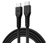 TECHGEAR USB C to USB C Charger Cable 60W PD Fast Charging Strong Braided Nylon Type C Lead [1M] for iPhone 17 16 15 Pro Max, iPad Air Pro A16, Samsung S26 S25 S24 A17 A16 A36, Pixel, MacBook, Switch