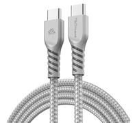 TECHGEAR USB C to USB C Charger Cable 60W PD Fast Charging Strong Braided Nylon Type C Lead [1M] for iPhone 17 16 15 Pro Max, iPad Air Pro A16, Samsung S26 S25 S24 A17 A16 A36, Pixel, MacBook, Switch