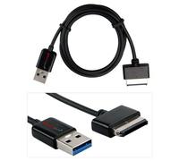 TECHGEAR USB Charge & Data Sync Cable - Compatible with Asus Eee Pad TF101, Slider SL101, Transformer Pad TF300, Infinity TF700