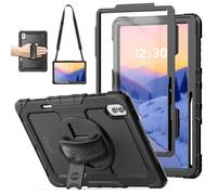 TECHGEAR UTILITY Case for Samsung Galaxy Tab S11 Ultra 14.6" (X930 / X936) Tough Rugged Heavy Duty Armour Shockproof Case with S-Pen Holder, 360 Stand, Rotating Hand Strap & Detachable Shoulder Strap