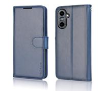 TECHGEAR Wallet Case for Samsung Galaxy S26 5G - RFID Blocking PU Leather Flip Cover with Card Slots, Magnetic Closure, Kickstand & Wrist Strap - Shockproof Galaxy S26 Case - Blue