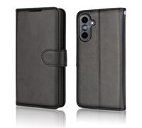 TECHGEAR Wallet Case for Samsung Galaxy S26 5G - RFID Blocking PU Leather Flip Cover with Card Slots, Magnetic Closure, Kickstand & Wrist Strap - Shockproof Galaxy S26 Case - Black