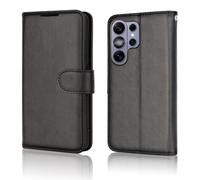 TECHGEAR Wallet Case for Samsung Galaxy S26 Ultra 5G - RFID Blocking PU Leather Flip Cover with Card Slots, Magnetic Closure, Kickstand & Wrist Strap - Shockproof Galaxy S26 Ultra Case - Black