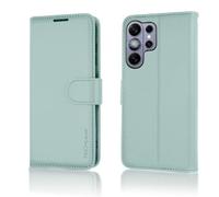 TECHGEAR Wallet Case for Samsung Galaxy S26 Ultra 5G - RFID Blocking PU Leather Flip Cover with Card Slots, Magnetic Closure, Kickstand & Wrist Strap - Shockproof Galaxy S26 Ultra Case - Mint Green
