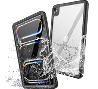 TECHGEAR Waterproof Case for Apple iPad Pro 13" (M5 2025 & M4 2024) [Poseidon Case] Rugged Shockproof Protective Cover with Built-in Screen Protector, Stand and Shoulder Strap - IP68 Rated