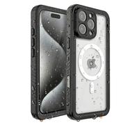 TECHGEAR Waterproof Case for iPhone 16 Pro Max, IP68 360° Full Body Heavy Duty Shockproof, Dustproof Cover, MagSafe Compatible with Built-in Screen & Camera Protector, Protective Magnetic Phone Case