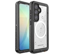 TECHGEAR Waterproof Case for Samsung Galaxy S25, IP68 360° Full Body Heavy Duty Shockproof, Dustproof Cover, MagSafe Compatible with Built-in Screen & Camera Protector, Protective Magnetic Phone Case