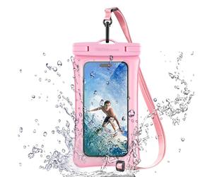 TECHGEAR Waterproof Phone Pouch, IPX8 Floating Case for Swimming, Waterproof Phone Bag with Lanyard Compatible for iPhone 17 16e 16 15 14 13, Samsung Galaxy S25 S24 S23 S22+ S21 Ultra A17 A35 A26 A56