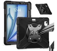 TECHGEAR X-Case VESA Mount Case for iPad Air 11" 2026 M4/M3/M2 Air 10.9" 4th/5th & iPad Pro 11 1st-4th Gen, Rugged Tablet Case, 360 Rotating Stand & VESA 75x75mm Mount for Wall, Desk, POS, Kiosk & Arm