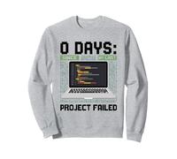 Techie 0 Days Since My Last Project Failed Technical Support Sweatshirt