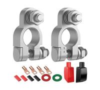 Techie 2PCS Car Battery Terminal Connectors, Auto Battery Cable Terminal,Heavy Duty Car Battery Connector Positive Negative,Auto Tractor Marine Truck RV Accessories