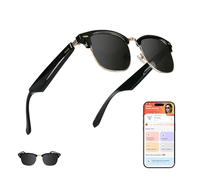 Techie AI Smart Glasses,Bluetooth Glasses for Men and Women,Polarized Sunglasses with AI Translation,Bluetooth Speaker,Wireless Headphone,Athletic/Outdoor UV Protection,Touch Control