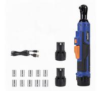 Techigher 12V Cordless Ratchet Wrench, 3/8" Cordless Electric Ratchet Wrench