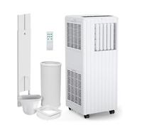 Techigher Portable Air Conditioner 9000 BTU 3-in-1 - Cooling, Fan & 35L/Day Dehumidifier - Energy Efficient, 2 Speeds, Low Noise 52dB, Remote, Smart Digital Display - Perfect for Home, Office, Kitchen