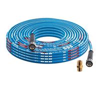 Techkar High Pressure Cleaner Hose Pipe - 250bar, 20m, M22x1.5, Alloy Steel, Blue - Reliable Replacement for Kärcher HD/HDS Series