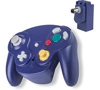 TechKen 2.4G Bluetooth Ngc Gamepad Joystick Controller With Receiver Adapter For Wii U Gamecube Ngc Gc Purple