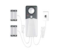Techko S189 Ultra Slim Safe Pool Alarm for Kids, ETL Listed UL 2017 Compliant, Indoor/Outdor Weather Resistant, 110db Loud Alarm with 2X Bypass Buttons, Gray, 1Count