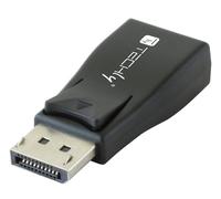 Techly 105827 DisplayPort v.1.2 M to VGA F Converter Compact Black