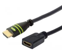 Techly 106879 HDMI Extension Cable High Speed with Ethernet 4K 60Hz M/F 7.5 m