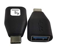 Techly 361797 USB-C™ Male to USB-A Female OTG Converter Adapter Black