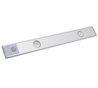 Techly 368246 LED Light Slim Rechargeable USB with Motion Sensor 30 cm Silver