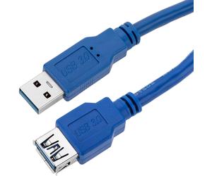 Techly Extension USB 3.0 Cable A Male/A Female 3m Blue ICOC U3-AA-30-EX - USB Ca