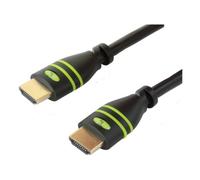 Techly HDMI Cable ICOC HDMI 4 010 2.0 Black And Green